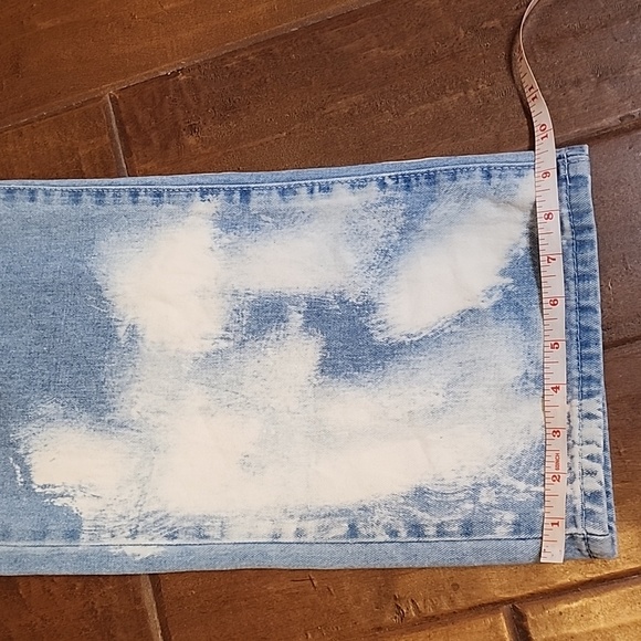 Red Berry Acid Wash High Waist  Cloud Denim Jeans - Picture 11 of 13